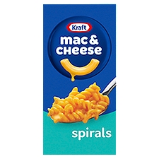 Kraft Original Cheese Flavor Spirals Pasta & Cheese Sauce Mix, 5.5 oz, 5.5 Ounce
