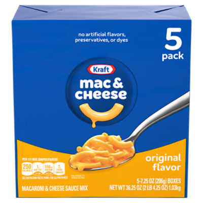 Kraft Original Flavor Macaroni and Cheese Dinner - Shop Pantry
