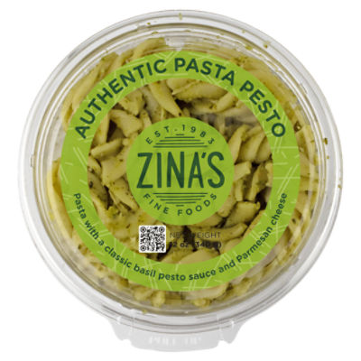 Zina's Fine Foods Authentic Pasta Pesto, 12 oz