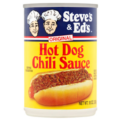 Steve's & Ed's Original Hot Dog Chili Sauce, 10.5 oz, 10 Ounce