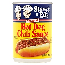 Steve's & Ed's Hot Dog Chili Sauce, Original, 10 Ounce