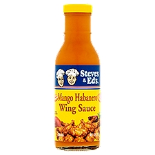 Steve's & Ed's Mango Habanero Wing Sauce, 12 fl oz, 12 Fluid ounce