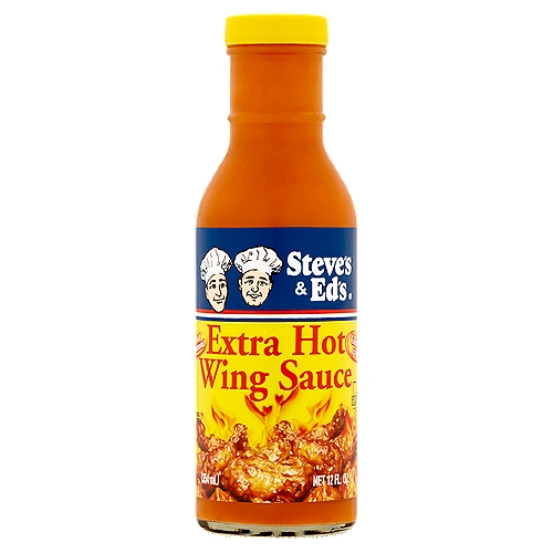 Steve's & Ed's Extra Hot Wing Sauce, 12 fl oz