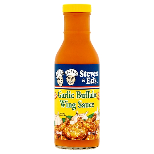 Steve's & Ed's Garlic Buffalo Wing Sauce, 12 fl oz
