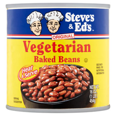 Steve's & Ed's Original Vegetarian Baked Beans, 16 oz, 16 Ounce