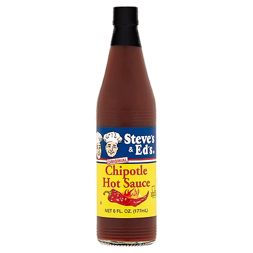 Steve's & Ed's Original Chipotle Hot Sauce, 6 fl oz