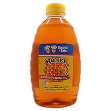 Steve's & Ed's Raw Unfiltered Honey, 40 oz, 40 Ounce