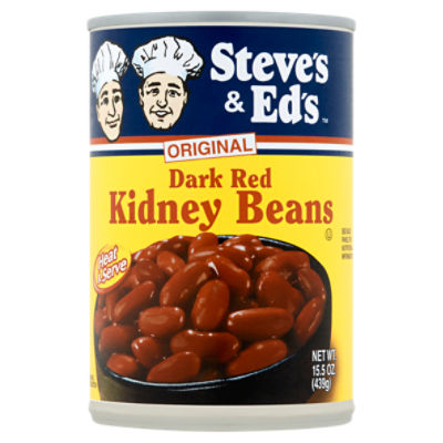 Steve's & Ed's Original Dark Red Kidney Beans, 15.5 oz, 15.5 Ounce