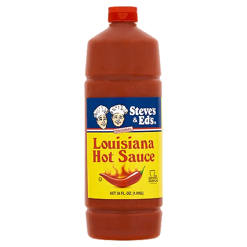 Steve's & Ed's Original Louisiana Hot Sauce, 34 fl oz