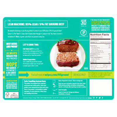 Nutrition Information for Drained Ground Beef