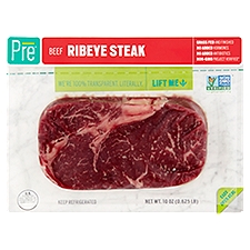 Pre Beef Ribeye Steak, 10 oz, 10 Ounce