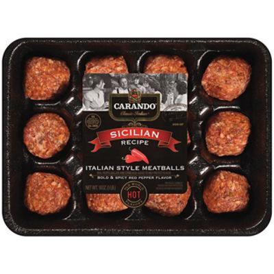 Carando Spicy Scilian Italian Style Meatballs, 1 pound