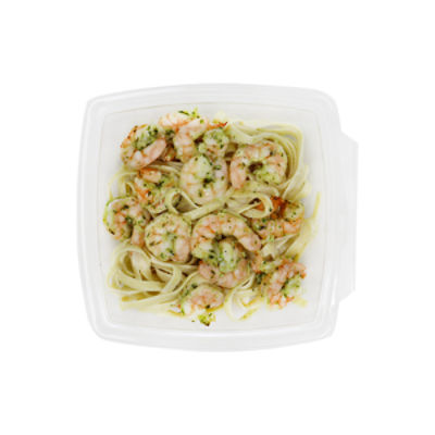 Fresh Made Shrimp Scampi with Fettuccine
