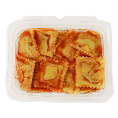 Fresh Made Meat Ravioli with Marinara Sauce