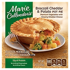 Marie Callender's Pot Pie, Broccoli Cheddar & Potato, 10 Ounce