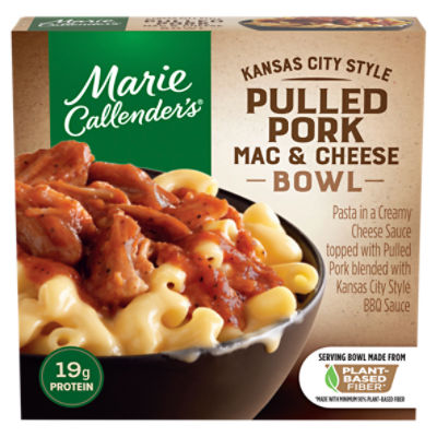 Marie Callender's Kansas City Style Pulled Pork Mac & Cheese Bowl, 11 oz