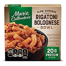 Marie Callender's Slow Simmered Rigatoni Bolognese Bowl, 12 oz, 12 Ounce