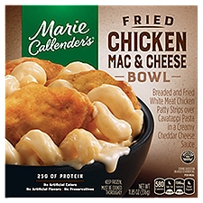 Marie Callender's Fried Chicken Mac and Cheese Bowl Single Serve, Frozen Meal, 11.85 Ounce