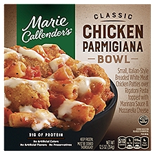 Marie Callender's Frozen Meal, Classic Chicken Parmigiana Bowl Single Serve, 12.5 Ounce