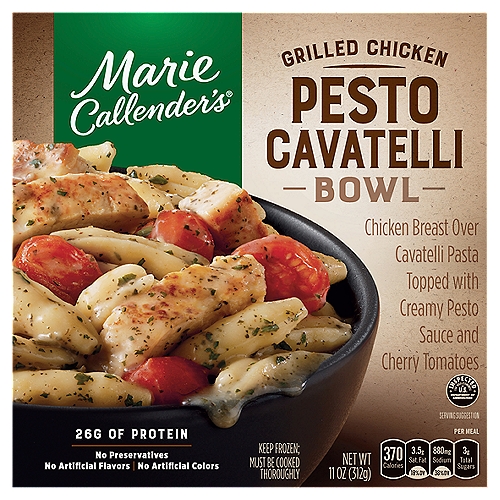 Marie Callender's Grilled Chicken Pesto Cavatelli Bowl, 11 oz