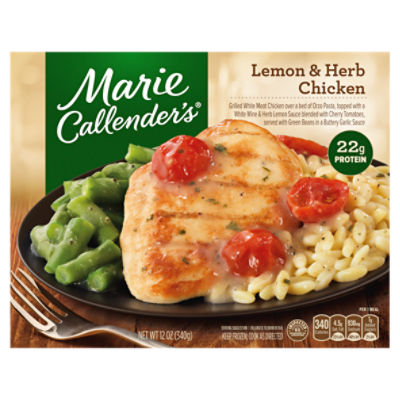 Marie Callender's Lemon & Herb Chicken, Frozen Meal, 12 oz.