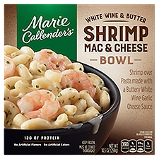 Marie Callender's White Wine & Butter Shrimp Mac & Cheese Bowl, 10.5 oz, 10.5 Ounce