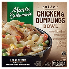 Marie Callender's Creamy Chicken & Dumplings Bowl, 12 oz, 12 Ounce