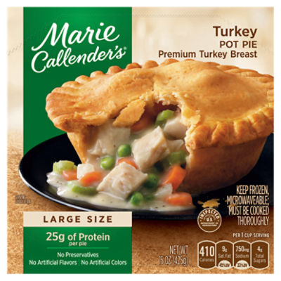 Marie Callender's Turkey Pot Pie Large Size, 15 oz