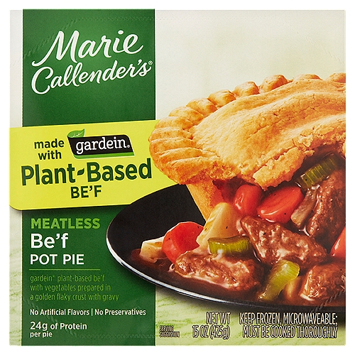 Marie Callender's Gardein Meatless Be'f Pot Pie, 15 oz