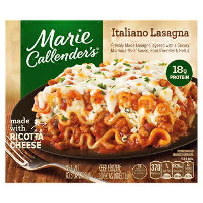 Marie Callender's Italiano Lasagna, 10.5 oz, 10.5 Ounce