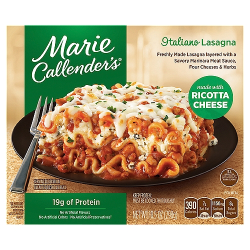 Marie Callender's Italiano Lasagna, 10.5 oz