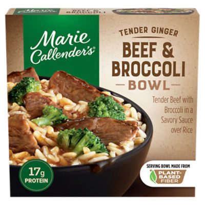 Marie Callender's Tender Ginger Beef & Broccoli Bowl, 11.8 oz