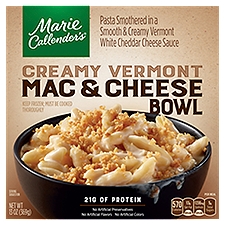 Marie Callender's Creamy Vermont, Mac & Cheese Bowl, 13 Ounce