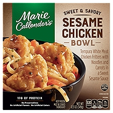 Marie Callender's Sweet & Savory Sesame Chicken Bowl, 12.3 oz, 12.3 Ounce