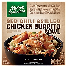 Marie Callender's Red Chili Grilled Chicken Burrito Bowl, 11.5 oz, 11.5 Ounce