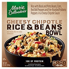 Marie Callender's Cheesy Chipotle Rice & Beans Bowl, 11.5 oz