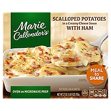 Marie Callender's Scalloped Potatoes in a Creamy Cheese Sauce with Ham, 27 oz, 27 Ounce