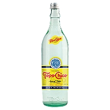 Topo Chico Glass Bottle, Mineral Water, 25.4 Fluid ounce