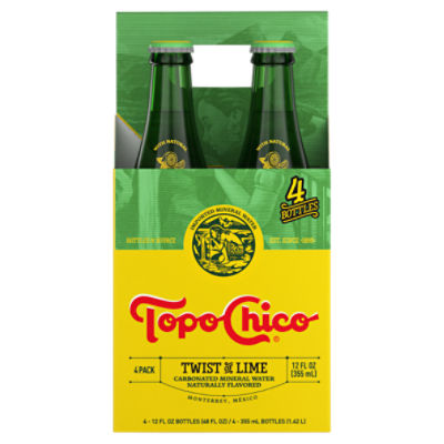 Topo Chico Twist of Lime, Mineral Water