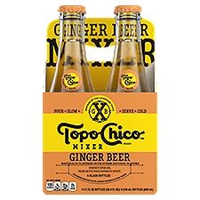 Topo Chico Mixer Ginger Beer, 7.1 fl oz, 4 count
