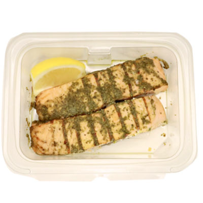 Fresh Made Pesto Salmon