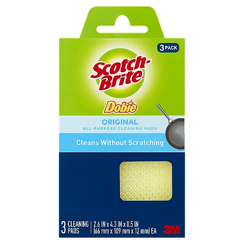 Scotch-Brite™ Dobie® All Purpose Cleaning Pad
Scotch-Brite® is Long-Lasting and Reusable