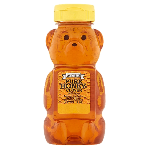 Gunter's Clover Pure Honey, 12 oz