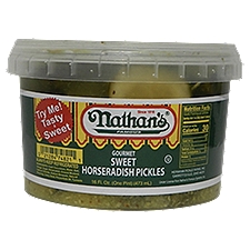 Nathan's Gourmet Sweet Horseradish Pickles