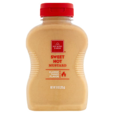 Hickory Farms Classic Tangy Flavor Sweet Hot Mustard, 10 oz