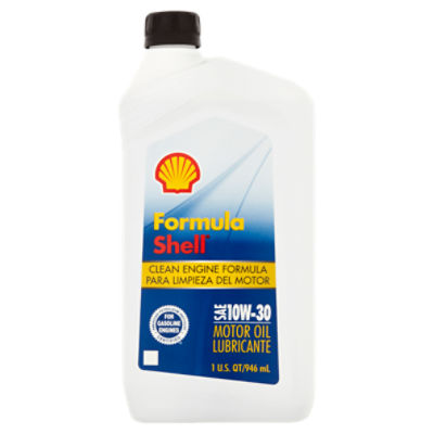 FormulaShell SAE 10W30 Clean Engine Formula Motor Oil, 1 qt