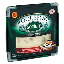 Societe Roqufort Cheese Wedge, 3.5 Ounce