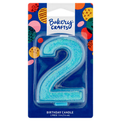 Bakery Crafts 3in 2 Birthday Candle