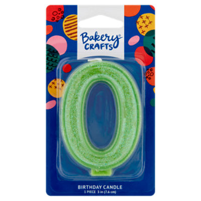 Bakery Crafts 3in 0 Birthday Candle