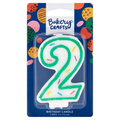 Bakery Crafts 3 in 2 Birthday Candle ShopRite